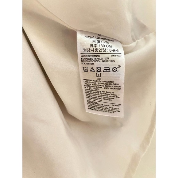 GAP Floral short sleeve dress elastic waist medium - Picture 3 of 4